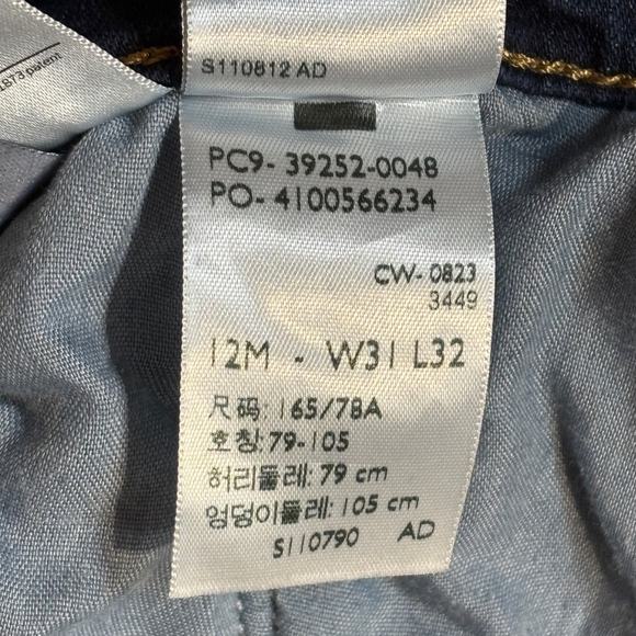 Levi's Classic Bootcut Blue Jeans Women’s Size 12 Dark Wash Zipper Fly Mid Rise - Picture 12 of 13